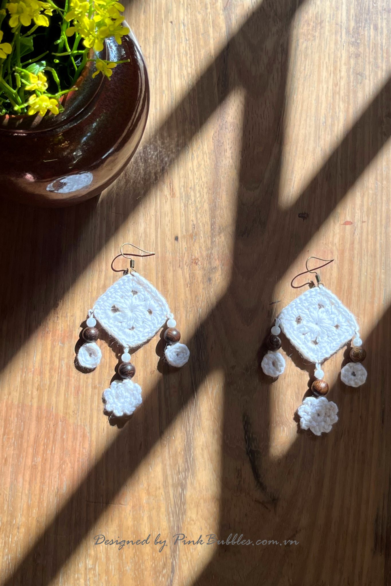 Flower String Earrings