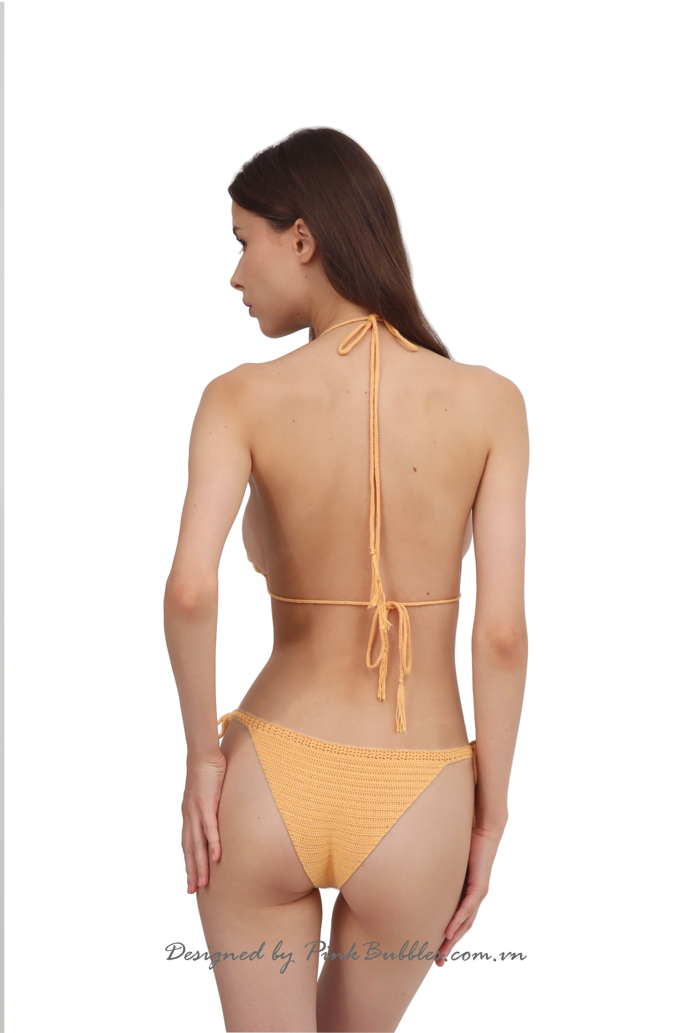 PB Crochet Triangle Side-Tie Bikini Bottom