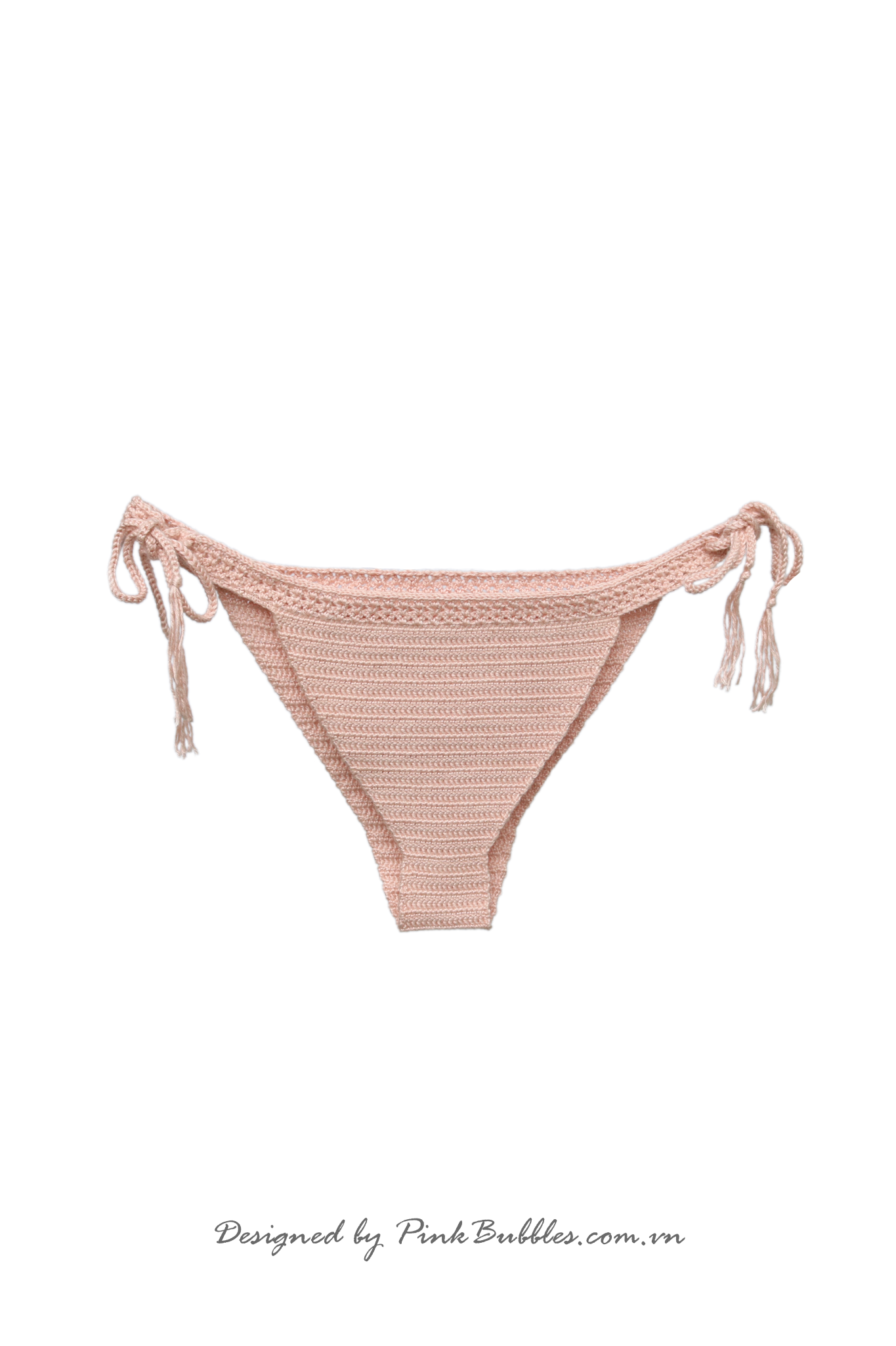 PB Crochet Triangle Side-Tie Bikini Bottom