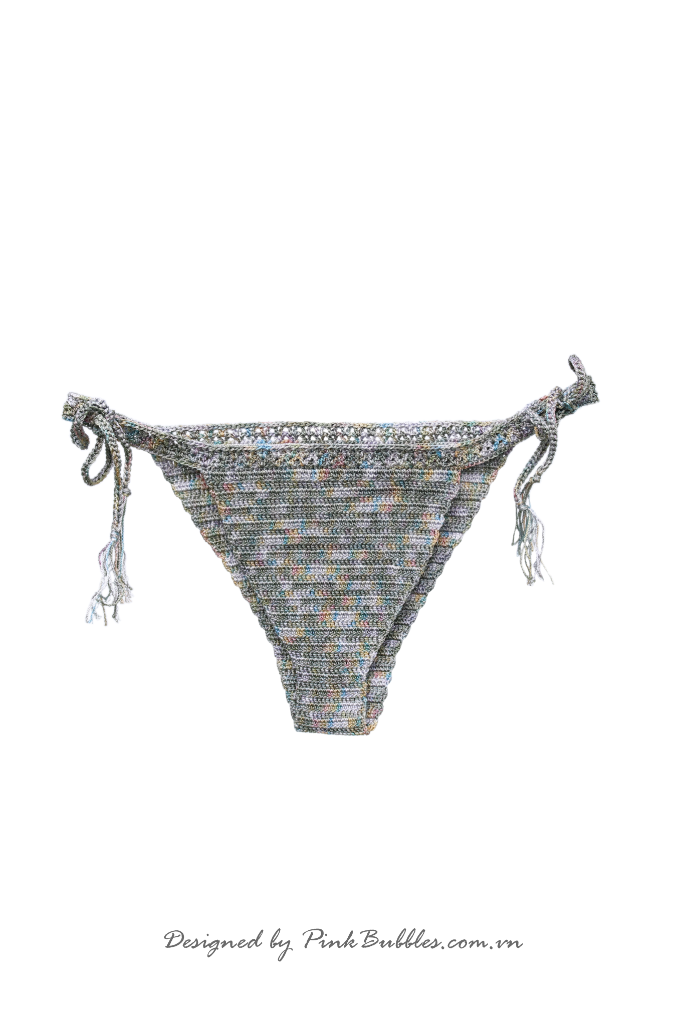 PB Crochet Triangle Side-Tie Bikini Bottom