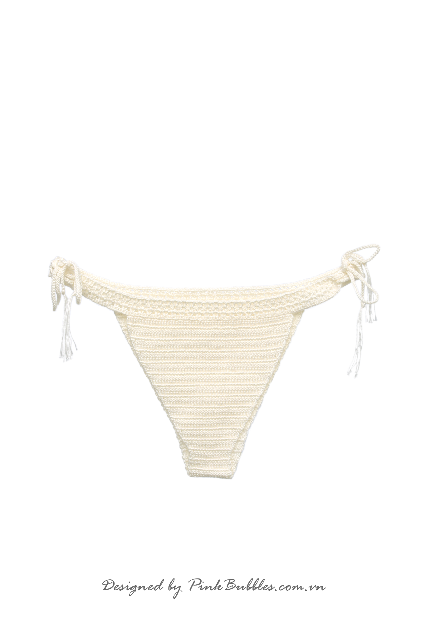 PB Crochet Triangle Side-Tie Bikini Bottom
