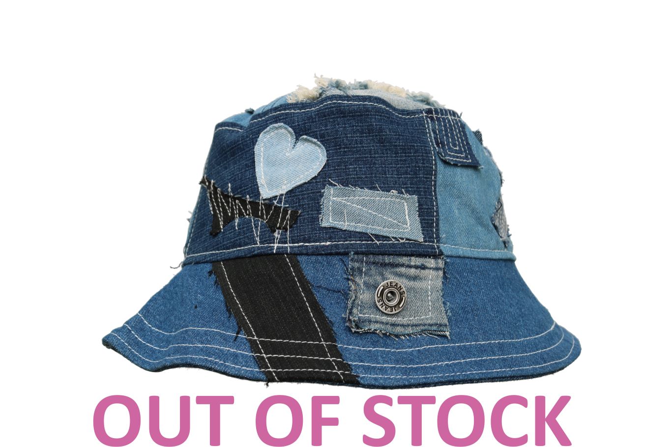 Denim Bucket Hat (Double-sided)