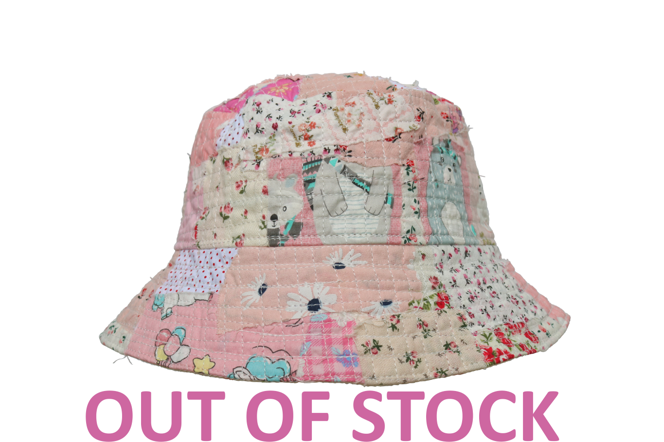 QUILTED BUCKET HAT (double sided)