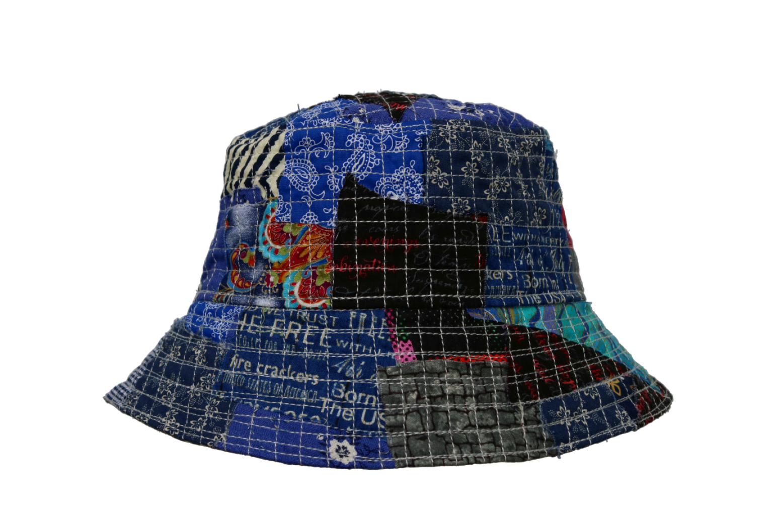 QUILTED BUCKET HAT (double sided)
