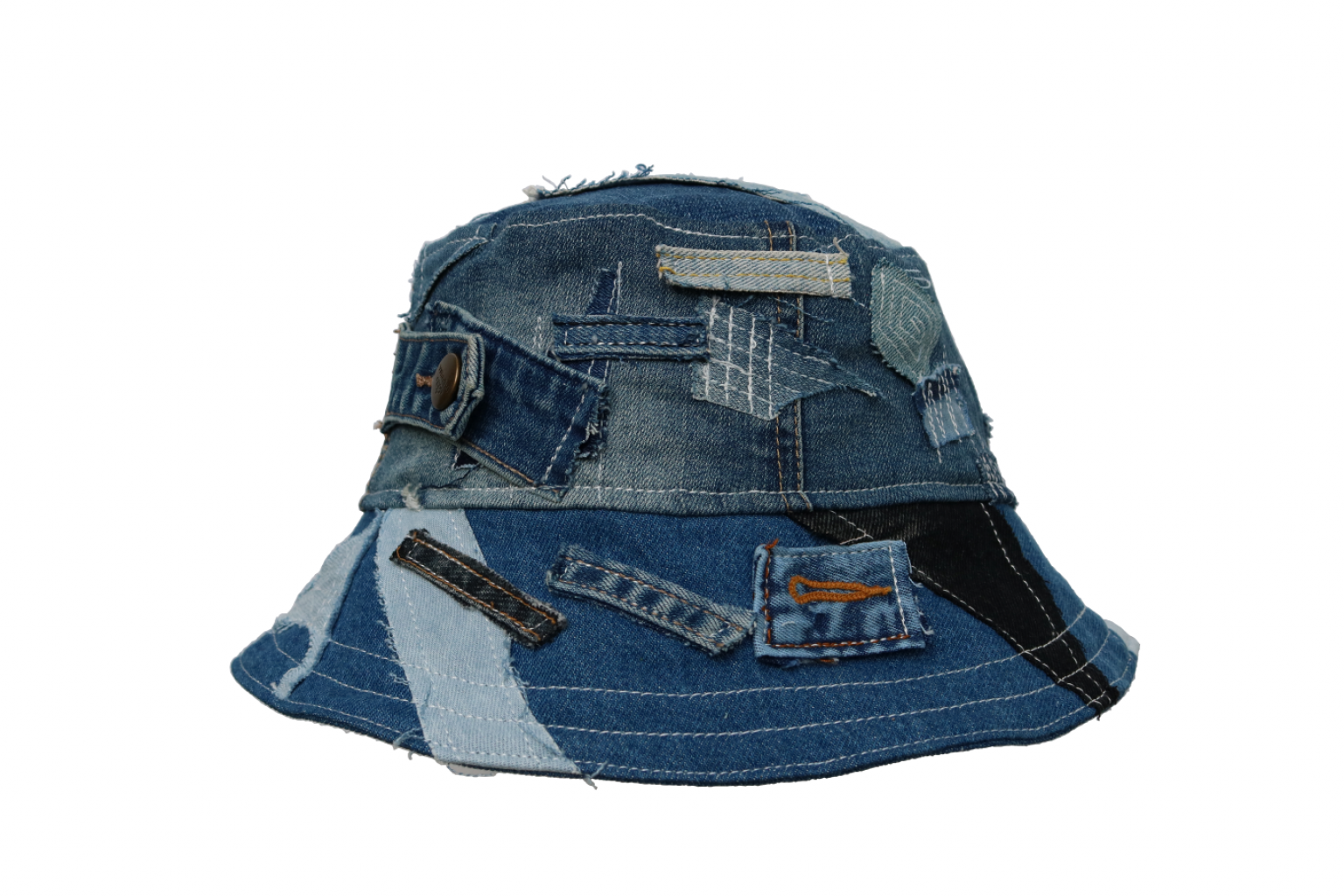 Denim Bucket Hat (Double-sided)