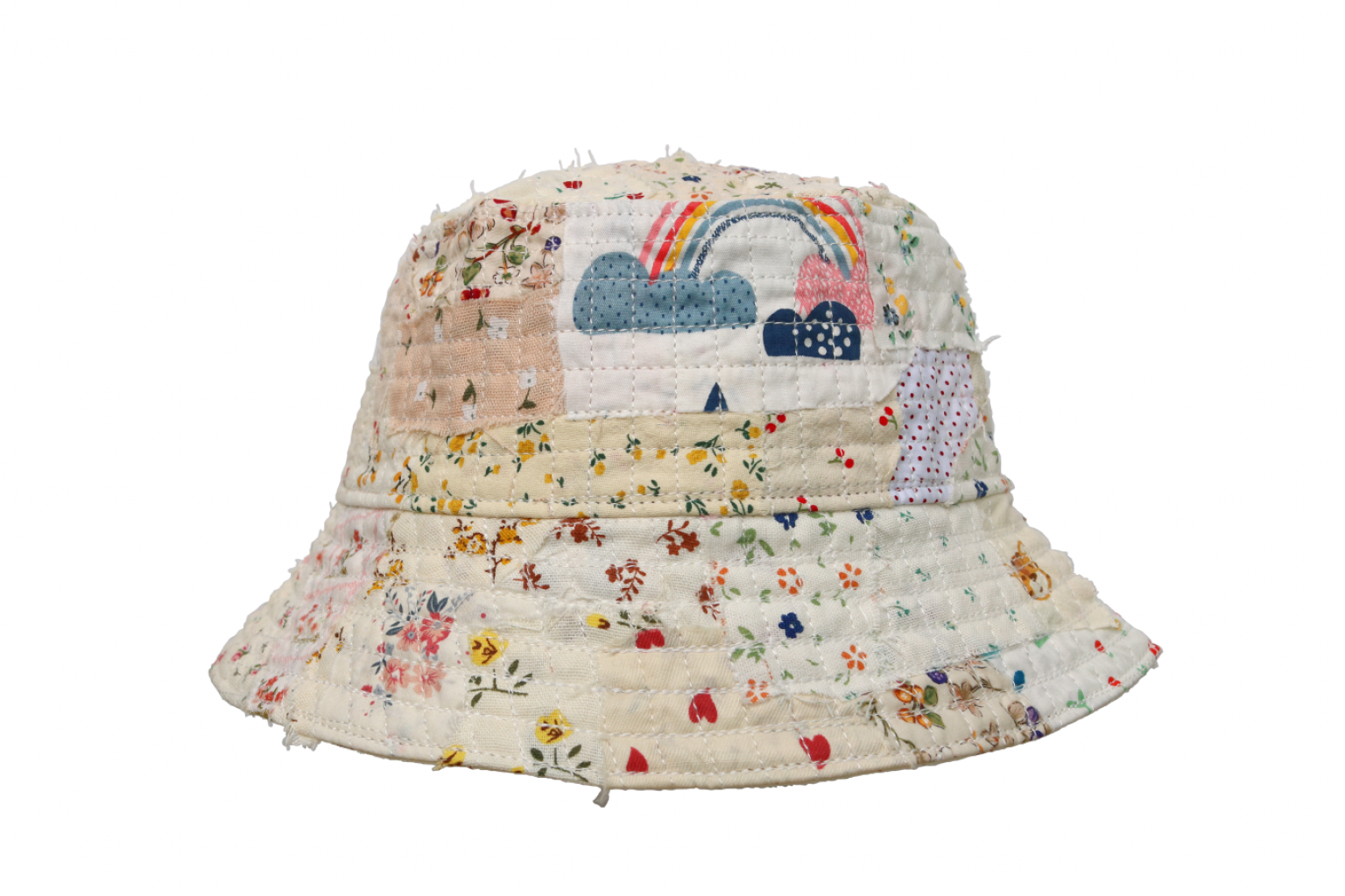 QUILTED BUCKET HAT (double sided)