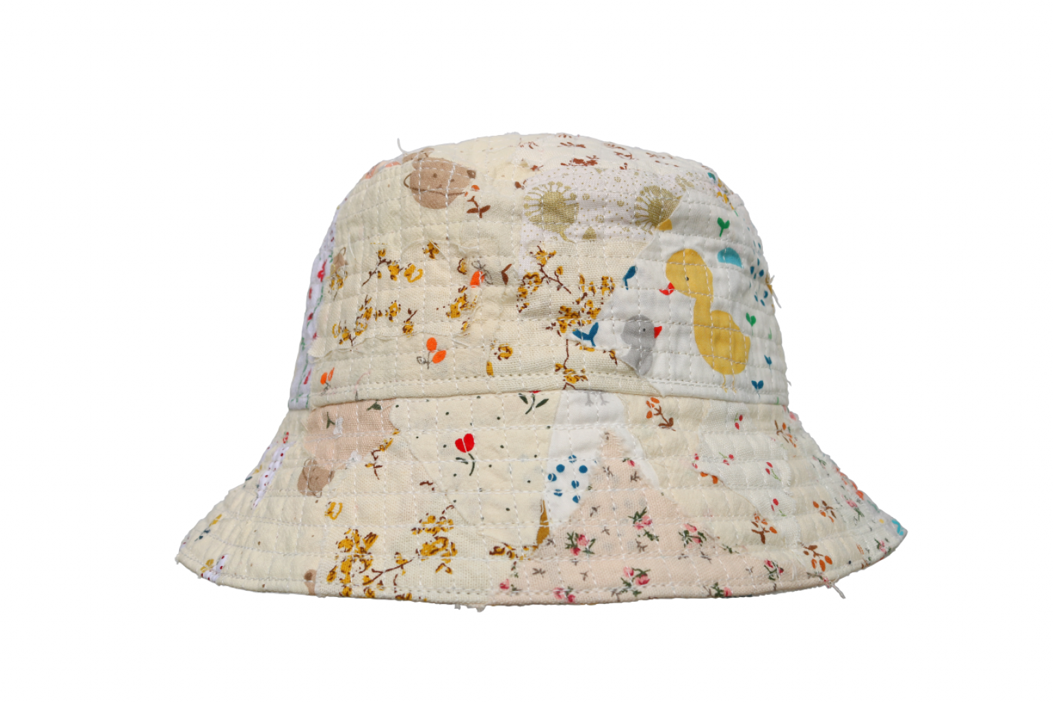 QUILTED BUCKET HAT (double sided)